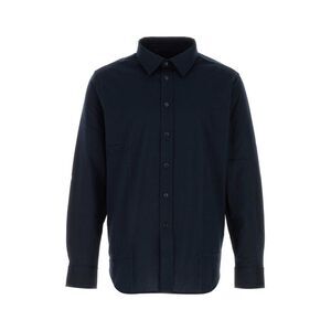Brioni Men Midnight Blue Cotton Shirt